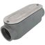 2" Threaded C Type Rigid Conduit Body w/ Cover - Aluminum