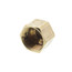 (61C-6) 3/8" OD Brass Compression Cap (Lead Free)