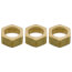 (61-14) 7/8" OD Brass Compression Nut (Bag of 3)