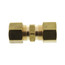 3/8" OD Brass Compression Union, Lead Free