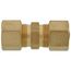 (62-6) 3/8" OD Brass Compression Union (Lead Free)