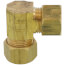 (65-8) 1/2" OD Brass Compression Elbow, Lead Free