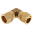 (65-10) 5/8" OD Brass Compression Elbow, Lead Free