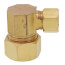 (65-106) 5/8" x 3/8" OD Brass Compression Elbow, Lead Free