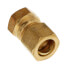 (66-86) 1/2" OD x 3/8" FIP Brass Compression Connector, Lead Free