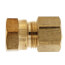 (66-86) 1/2" OD x 3/8" FIP Brass Compression Connector, Lead Free