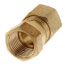 (66-86) 1/2" OD x 3/8" FIP Brass Compression Connector, Lead Free