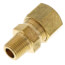 (68-62) 3/8" OD x 1/8" MIP Brass Compression Connector, Lead Free