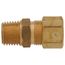 (68-64) 3/8" OD x 1/4" MIP Brass Compression Connector (Lead Free)