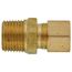 (68-66) 3/8" OD x 3/8" MIP Brass Compression Connector (Lead Free)