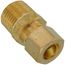 (68-66) 3/8" OD x 3/8" MIP Brass Compression Connector (Lead Free)