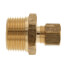 (68-612) 3/8" OD x 3/4" MIP Brass Compression Connector, Lead Free