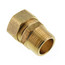 (68-1412) 7/8" OD x 3/4" MIP Brass Compression Connector (Lead Free)