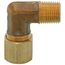 (69-42) 1/4" OD x 1/8" MIP Brass Compression Elbow (Lead Free)