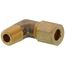 (69-42) 1/4" OD x 1/8" MIP Brass Compression Elbow (Lead Free)