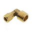 (69-68) 3/8" OD x 1/2" MIP Brass Compression Elbow (Lead Free)
