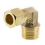 (69-68) 3/8" OD x 1/2" MIP Brass Compression Elbow (Lead Free)