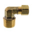 (69-68) 3/8" OD x 1/2" MIP Brass Compression Elbow (Lead Free)