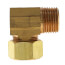 (69-108) 5/8" OD x 1/2" MIP Brass Compression Elbow, Lead Free