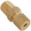 (68-22) 1/8" OD x 1/8" MIP Brass Compression Connector, Lead Free