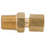 (68-22) 1/8" OD x 1/8" MIP Brass Compression Connector, Lead Free