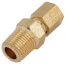 (68-22) 1/8" OD x 1/8" MIP Brass Compression Connector, Lead Free