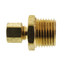 (68-48) Lead Free 1/4" OD x 1/2" MIP Brass Compression Connector