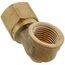 (70-86) 1/2" OD x 3/8" FIP Brass Compression Elbow, Lead Free