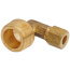 (69-48) 1/4" OD x 1/2" MIP Brass Compression Elbow, Lead Free