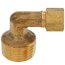 (69-48) 1/4" OD x 1/2" MIP Brass Compression Elbow, Lead Free