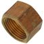(61C-8) 1/2" OD Brass Compression Cap (Lead Free)