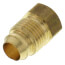 1/4" OD Brass Pilot Line Breakaway Nut, Lead Free