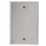 Temperature Sensor w/ out Logo, Flush Wall Mount, 10K Ohm NTC Type II