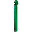 1-Gang 42" Stainless Steel Power Pedestal, Direct Bury, NEMA 3R, Lockable Flush Hinge Top, Self-Closing Lid (Green), Stainless Steel