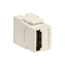 HDMI Feedthrough Quickport, Connector (Light Almond) Housing