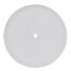 5-1/4" High Impact Plastic Cleanout Cover - Flat Design, White Finish