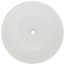 5-1/4" High Impact Plastic Cleanout Cover - Plates Bell Design, White Finish