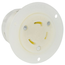 30A, 125V Flanged Outlet Locking Receptacle, Industrial Grade