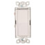 Claro On/Off Paddle Switch, 15A General Purpose, 4-Way, CA-4PS-WH, White