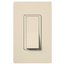 Claro 120vac/600w 4-way Rocker Switch w/ Locator Light (Light Almond)