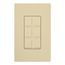 Claro 6 Port Frame (Ivory)