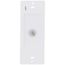 Claro Coaxial Cable Jack, F-Style, 75 Ohm Cable, Fits Decorator-Style Wall Plates, White