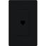 Claro Telephone Jack, 6-conductor, RJ11, Fits Decorator-Style Wall Plates, CA-PJ-BL, Black