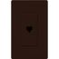 Claro Telephone Jack, 6-conductor, RJ11, Fits Decorator-Style Wall Plates, CA-PJ-BR, Brown
