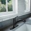 Renzo 1 Handle Low Arc Pullout Kitchen Faucet, CA87316BL (Matte Black)
