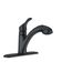 Renzo 1 Handle Low Arc Pullout Kitchen Faucet, CA87316BL (Matte Black)