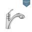 Renzo 1 Handle Low Arc Pullout Kitchen Faucet, CA87316SRS (Spot Resist Stainless)