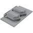 1-Gang Horizontal Weatherproof Cover (Gray)