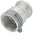 1" CamLock Male x Female Type A Adapter