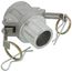 1" CamLock Type B Female Coupler x Male Fitting